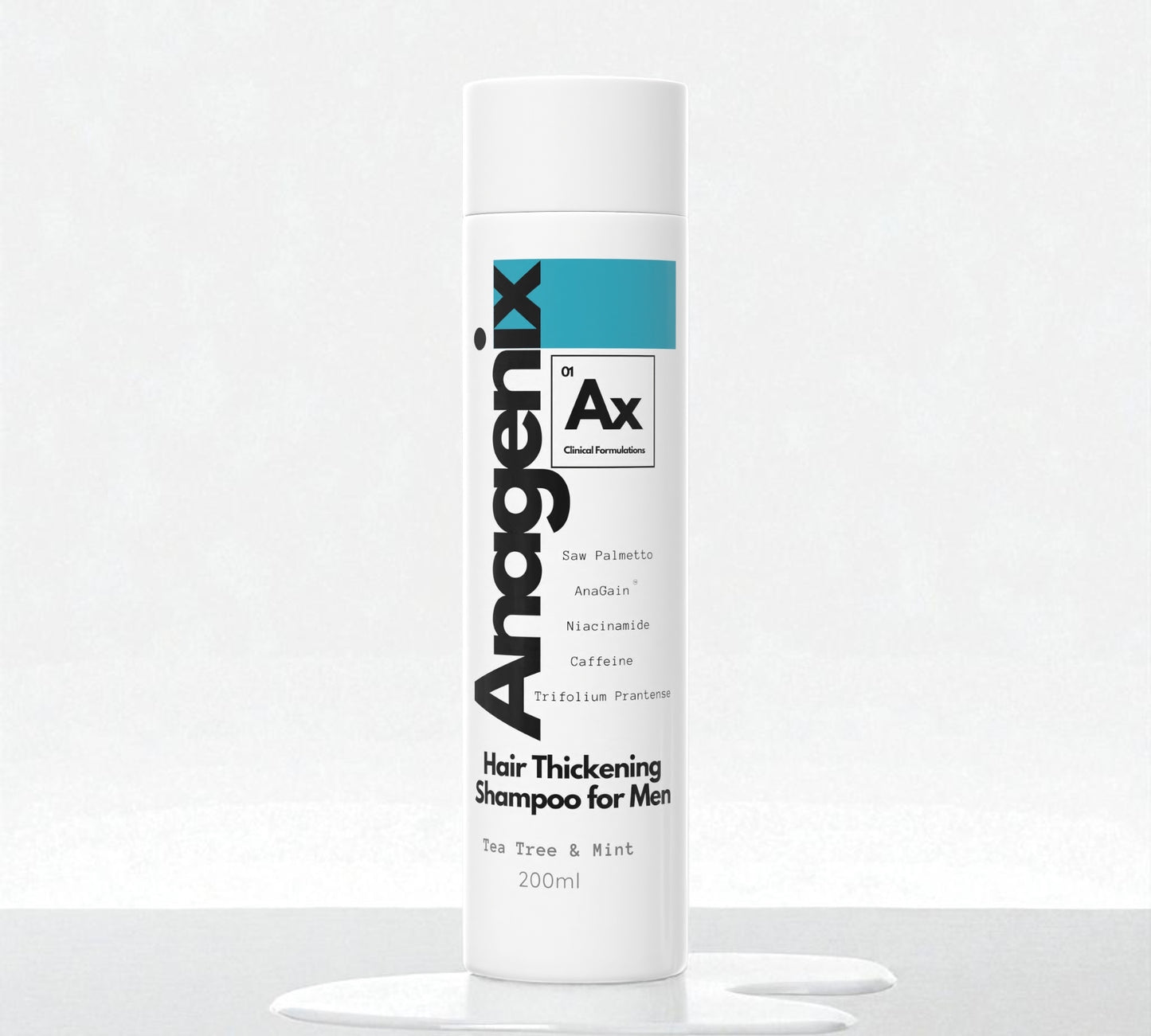 Anagenix Anti-DHT hair loss shampoo with Saw Palmetto, Caffeine, Anagain, Niacinamide, Fisetin